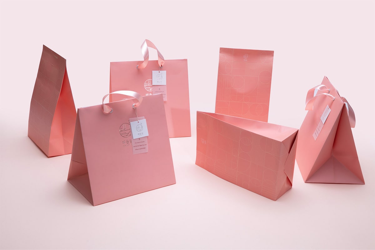 Branded paper bag